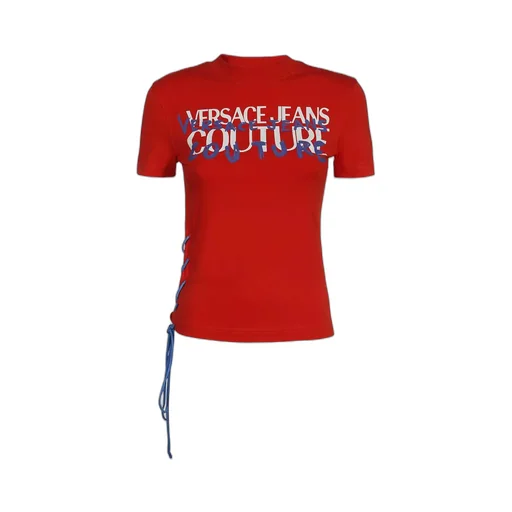 Versace Jeans Couture Logo-Printed Crewneck Drawstring T-Shirt