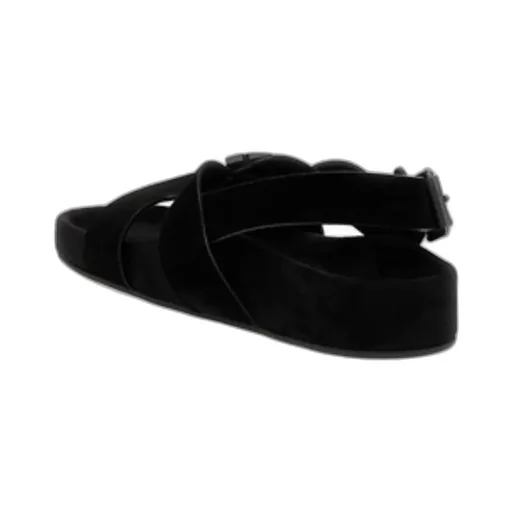 Buckle Hollowed-Out Sandals
