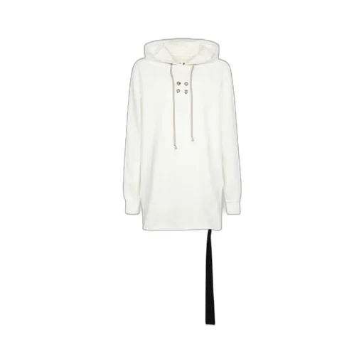 Rick Owens Drkshdw Long-Sleeved Drawstring Hoodie