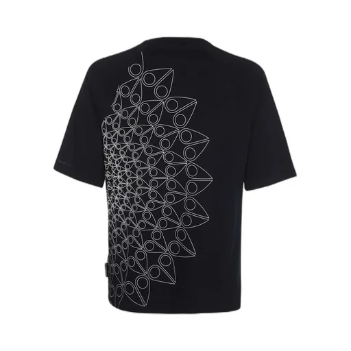 Open-Necked Black Shirt
