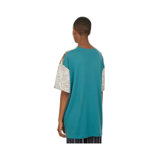 Painting-Print Cotton T-Shirt