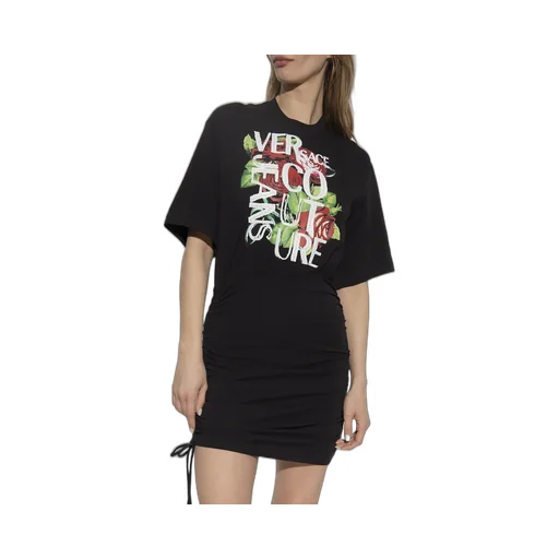 Roses Logo-Print T-Shirt Dress