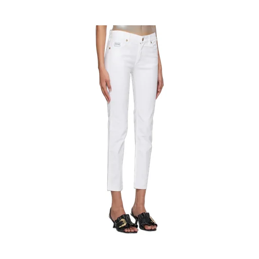 Logo-Patch Skinny Jeans