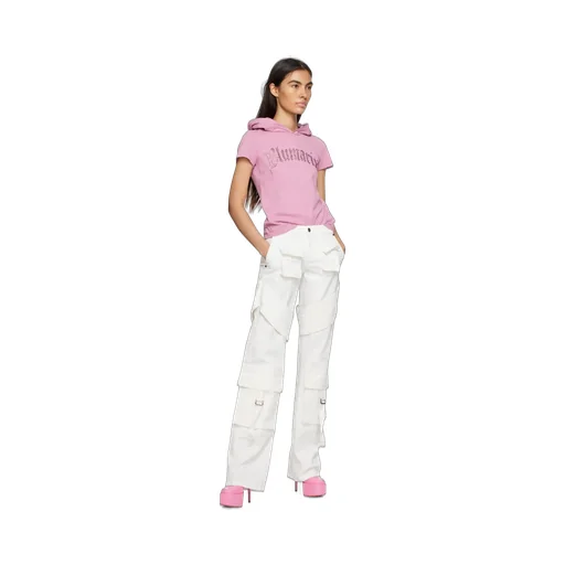 Casual Pants With Waist Loops And Pockets