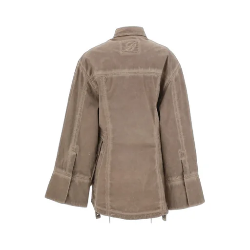 Blumarine Eyelet-Detailed Denim Jacket