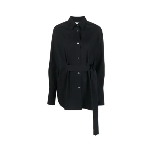 Single-Breasted Long-Sleeved Shirt