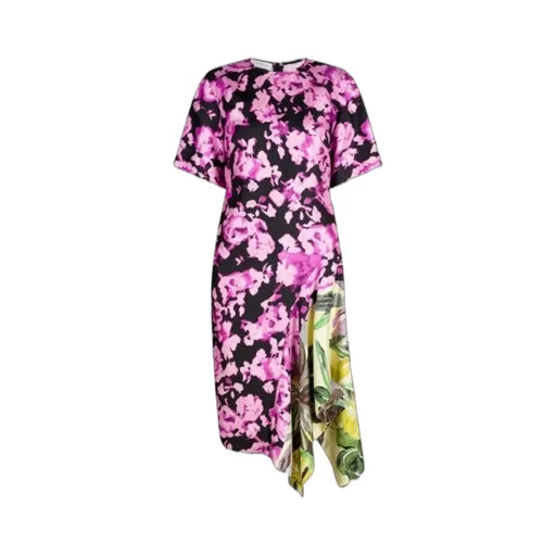 Floral Pattern Pendant Dress