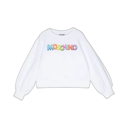 Moschino Kids Logo-Printed Crewneck Sweatshirt