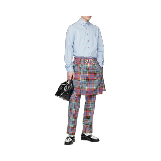 Vivienne Westwood Orb Embroidered Long-Sleeved Shirt