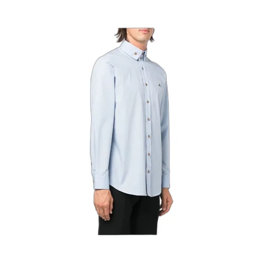 Vivienne Westwood Orb Embroidered Long-Sleeved Shirt