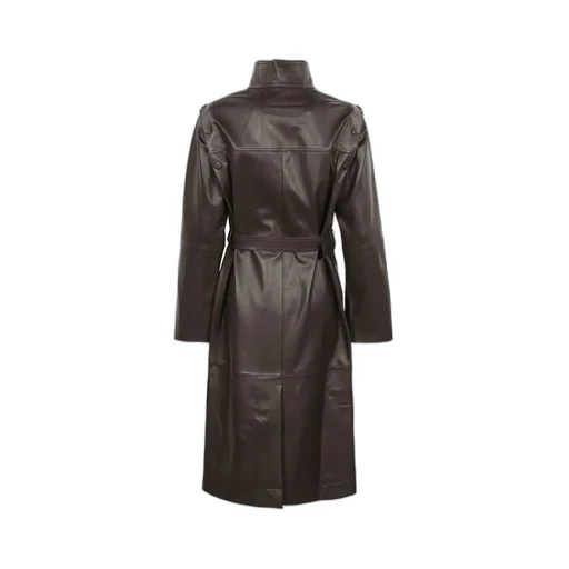 High-Necked Long-Sleeved Coat
