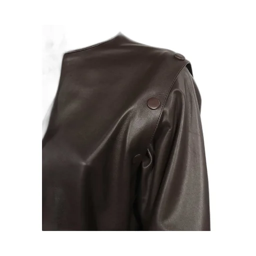 High-Necked Long-Sleeved Coat