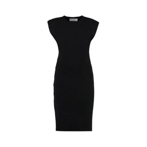 Ribbed-Knit Midi Dress