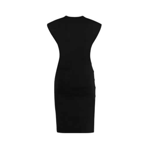 Ribbed-Knit Midi Dress