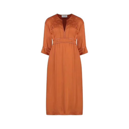 Crepe Midi Dress