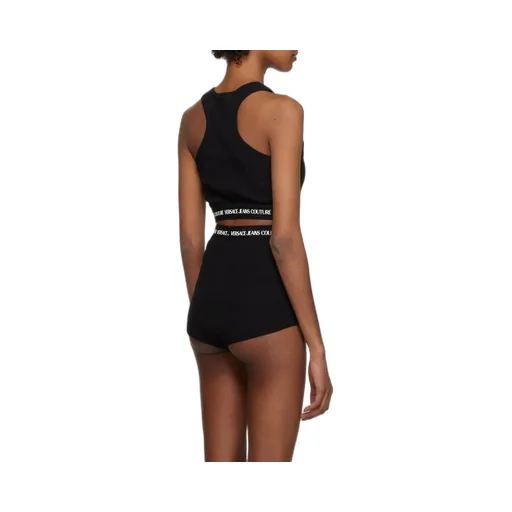 Logo-Print Cropped Tank Top