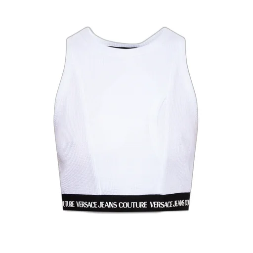 Logo-Print Cropped Tank Top