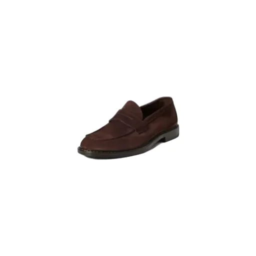 Doucal's Round Toe Slip-On Loafers