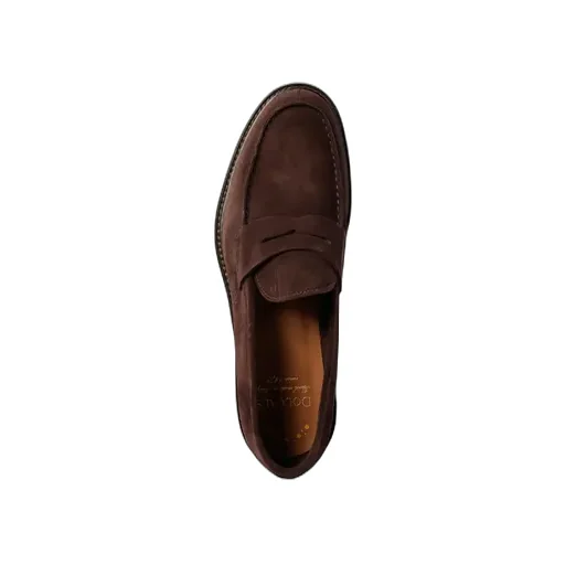 Doucal's Round Toe Slip-On Loafers