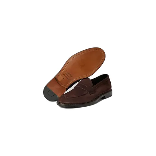 Doucal's Round Toe Slip-On Loafers
