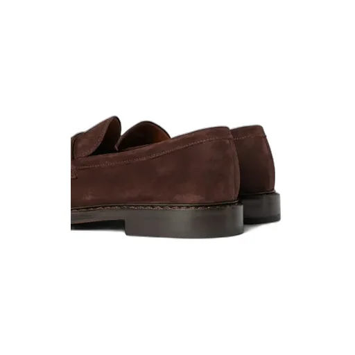 Doucal's Round Toe Slip-On Loafers