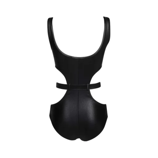 Versace Jeans Couture Cut-Out Detailed Belted Bodysuit