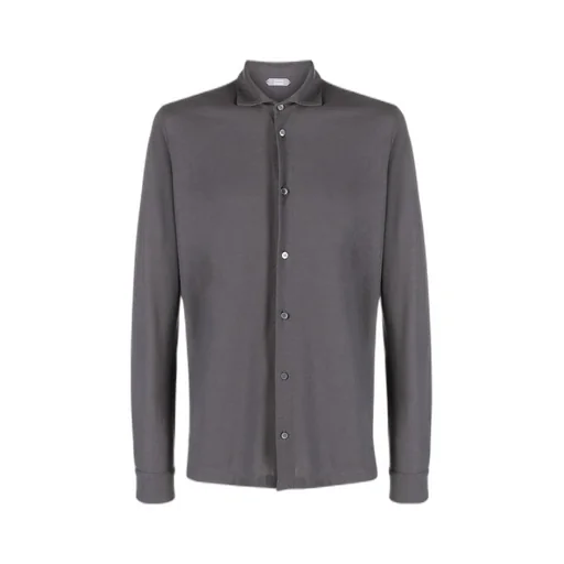Zanone Buttoned Long-Sleeved Shirt
