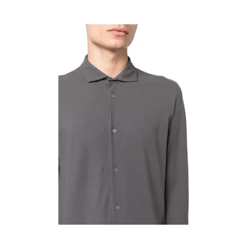 Zanone Buttoned Long-Sleeved Shirt