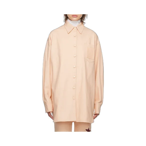 Logo-Patch Oversized Shirt