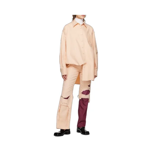 Logo-Patch Oversized Shirt