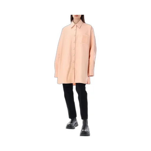Logo-Patch Oversized Shirt