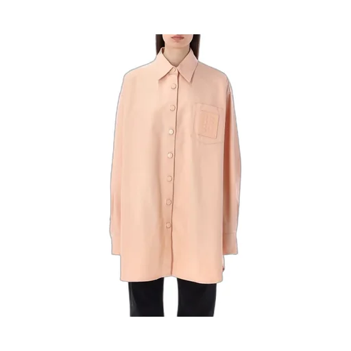 Logo-Patch Oversized Shirt