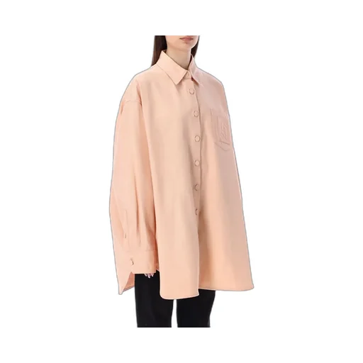 Logo-Patch Oversized Shirt