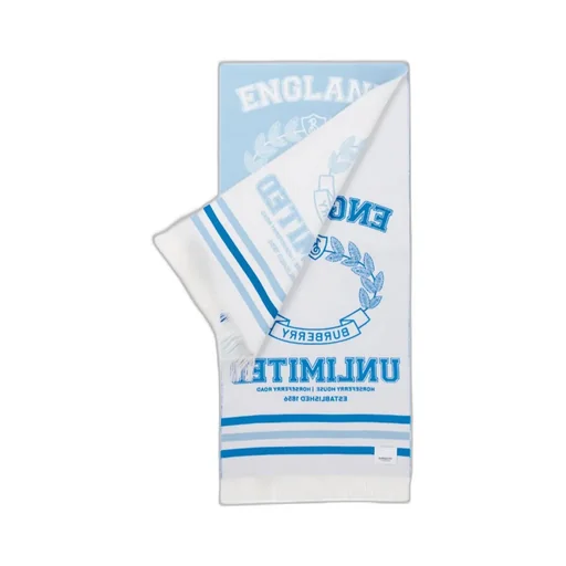 College Graphic Wool Silk Jacquard Scarf