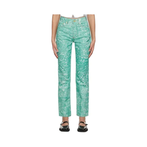 Lace Printed Swigy Jeans