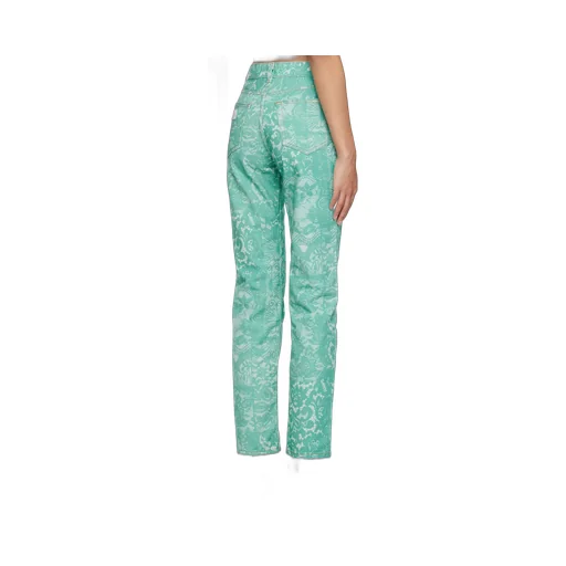 Lace Printed Swigy Jeans