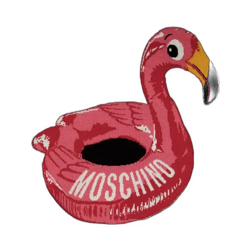 Moschino Intarsia-Knit Logo Crewneck Jumper