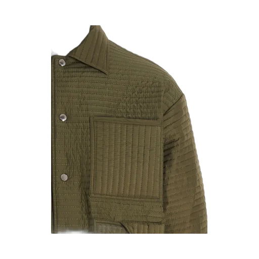 Quilted Striped Cotton Suit