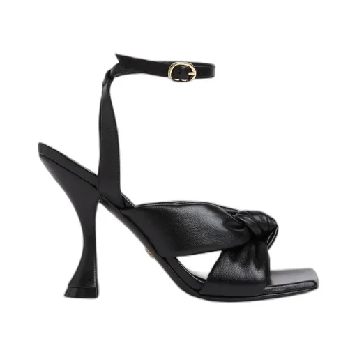 Stuart Weitzman Square-Toe Ankle-Strap Sandals