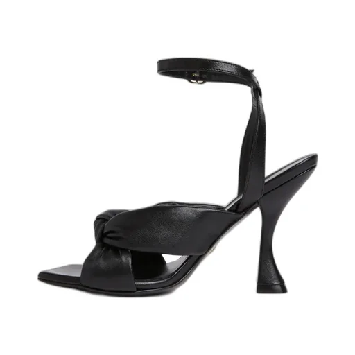 Stuart Weitzman Square-Toe Ankle-Strap Sandals