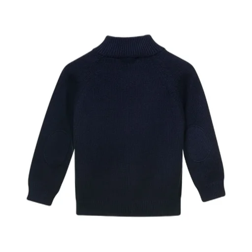 Fine-Knit Zip-Up Cardigan