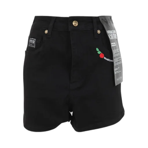 Embroidered-Logo Mini Shorts