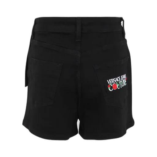 Embroidered-Logo Mini Shorts