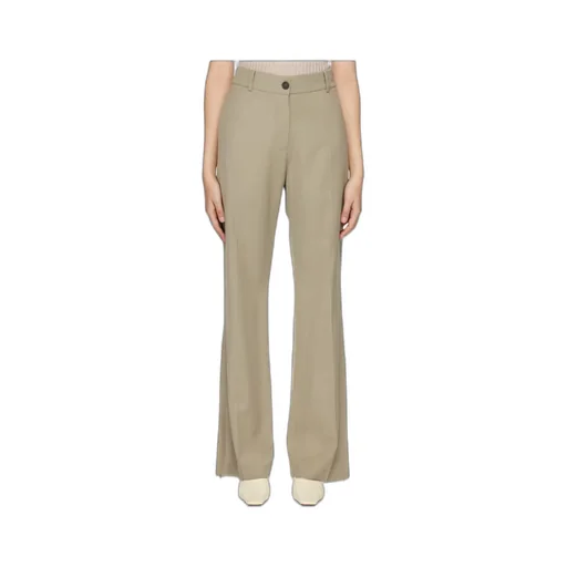 Casual Pants With Waist And Loop Straps
