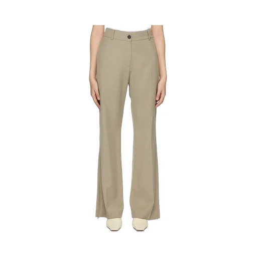 Casual Pants With Waist And Loop Straps