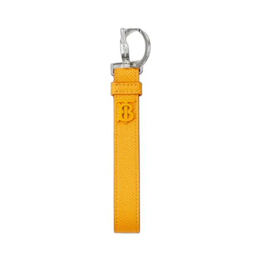 Monogram Leather Keychain