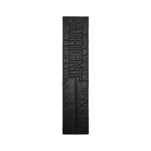 Saint Laurent Logo Patch Quilted Scarf