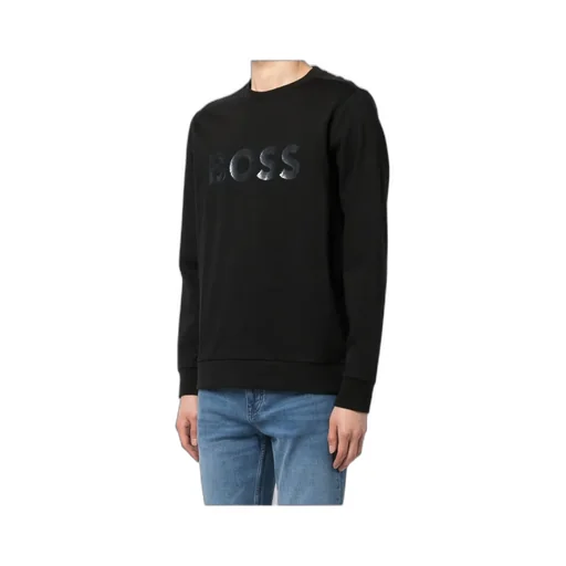 Logo-Patch Long-Sleeved Cotton Sweatshirt