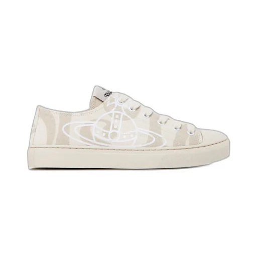 Orb-Print Canvas Sneakers