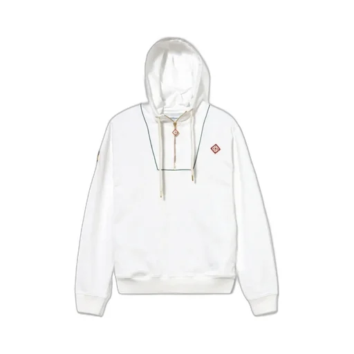 Half-Zip Drawstring Hoodie